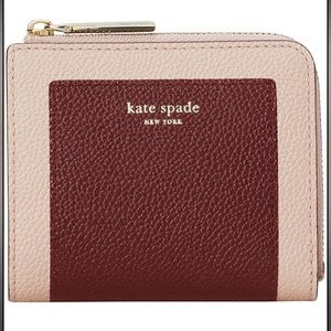 NWT Kate Spade New York Margaux Colorblock Small Bifold Wallet